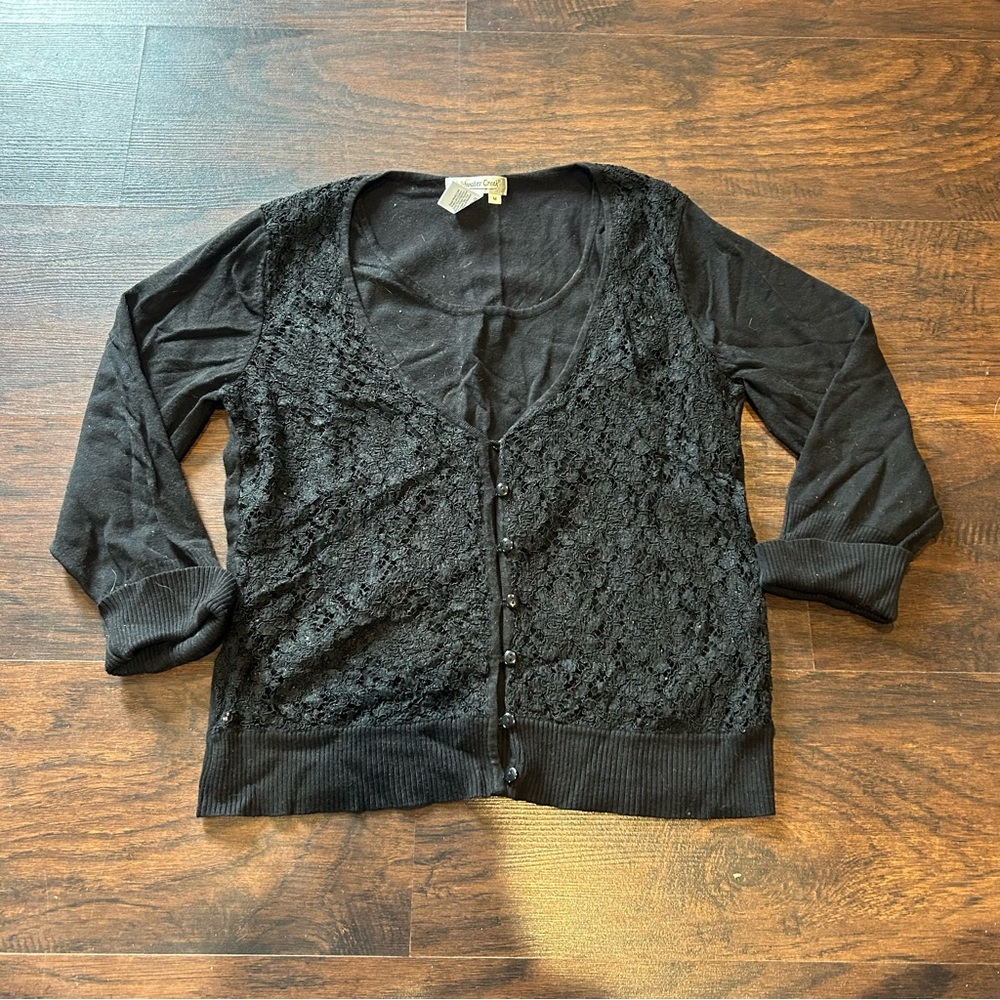 [Coldwater Creek] BOGO $1 Lace Layered Top - Picture 2 of 5